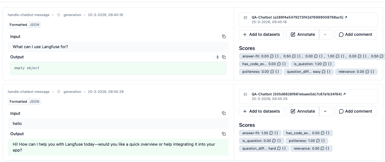 Sessions view in Langfuse